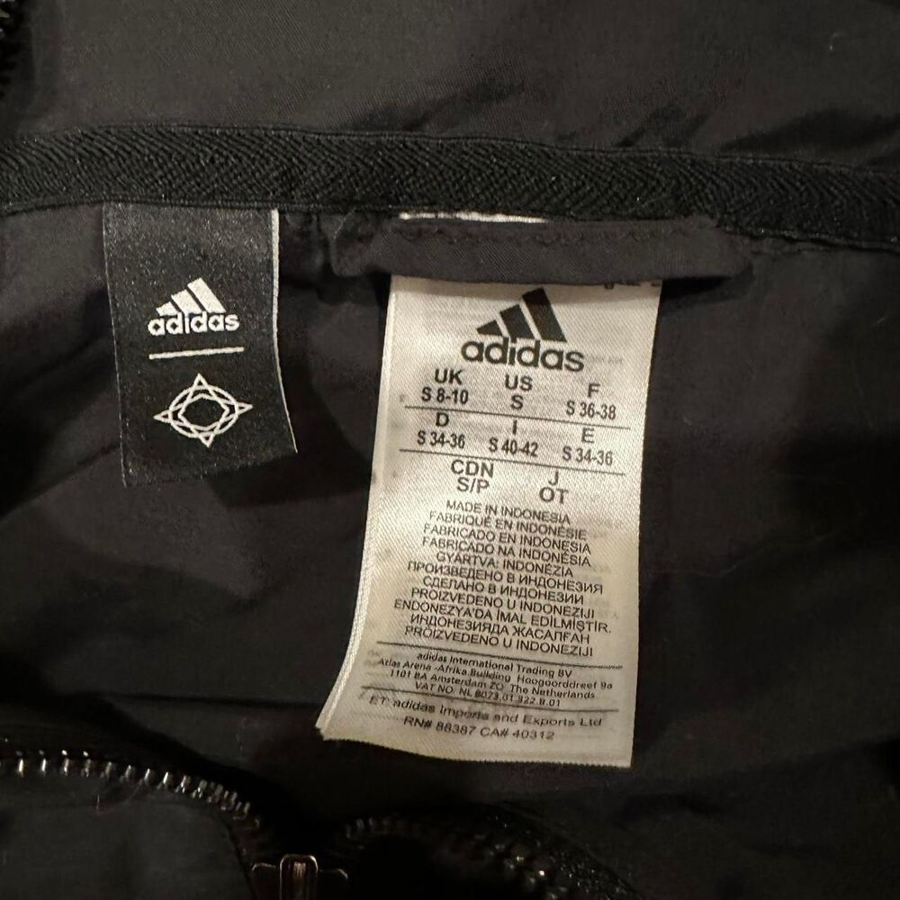 adidas Black Trench Coat - Picture 4 of 4